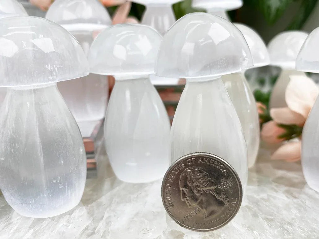 selenite-mushroom-carvings