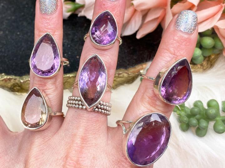 silver-ametrine-rings