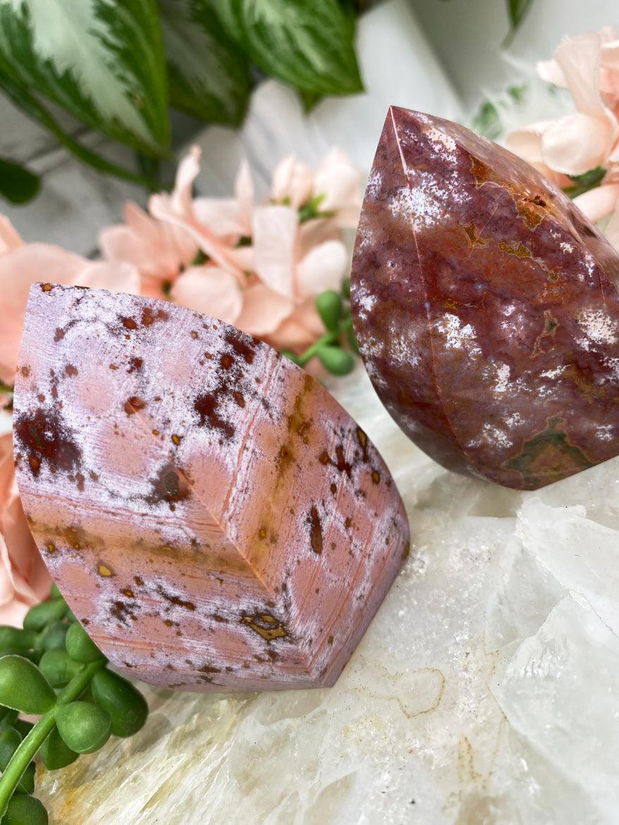 small-pink-red-ocean-jasper-flame-crystals