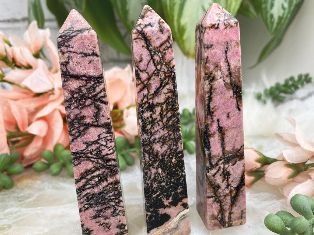    small-pink-rhodonite-points