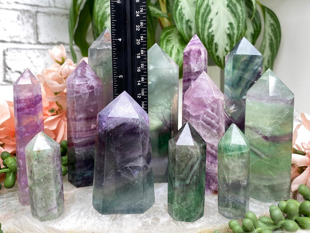 small-purple-green-fluorite-points