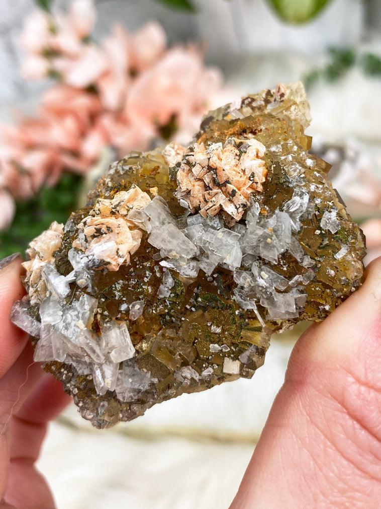 spanish-yellow-fluorite-dolomite-cluster
