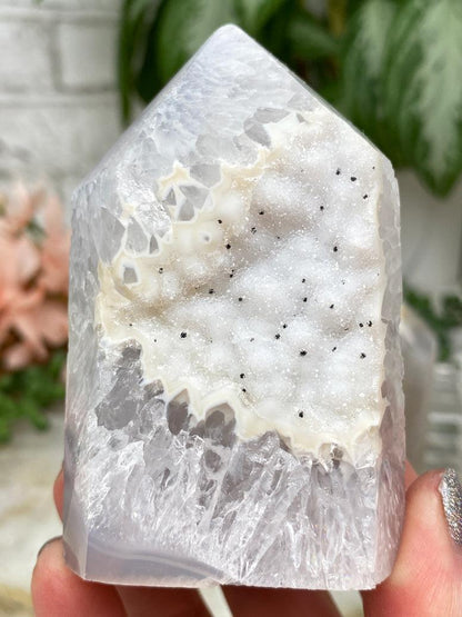 white-druzy-quartz-point