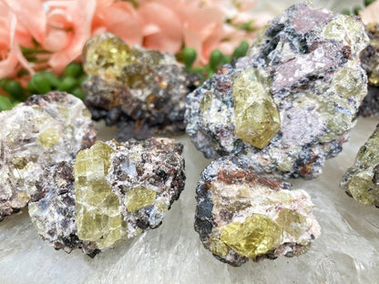 yellow-apatite-in-matrix