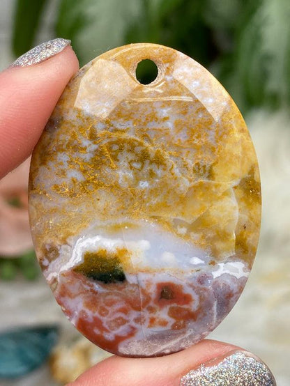 yellow-red-ocean-jasper-pendant